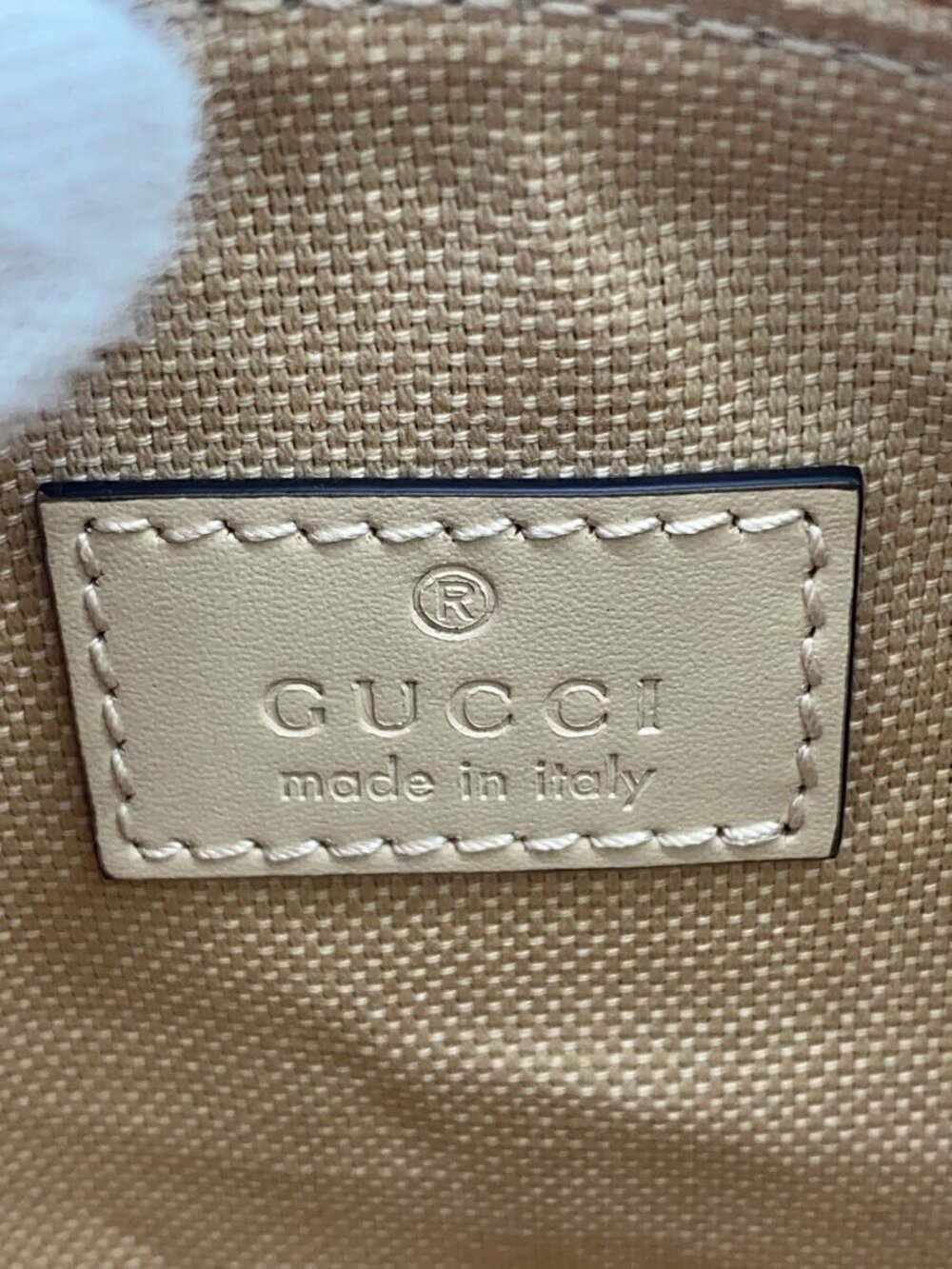 Gucci beige Pink Jumbo GG embossed Chain Crossbody Bag - Picture 5 of 7